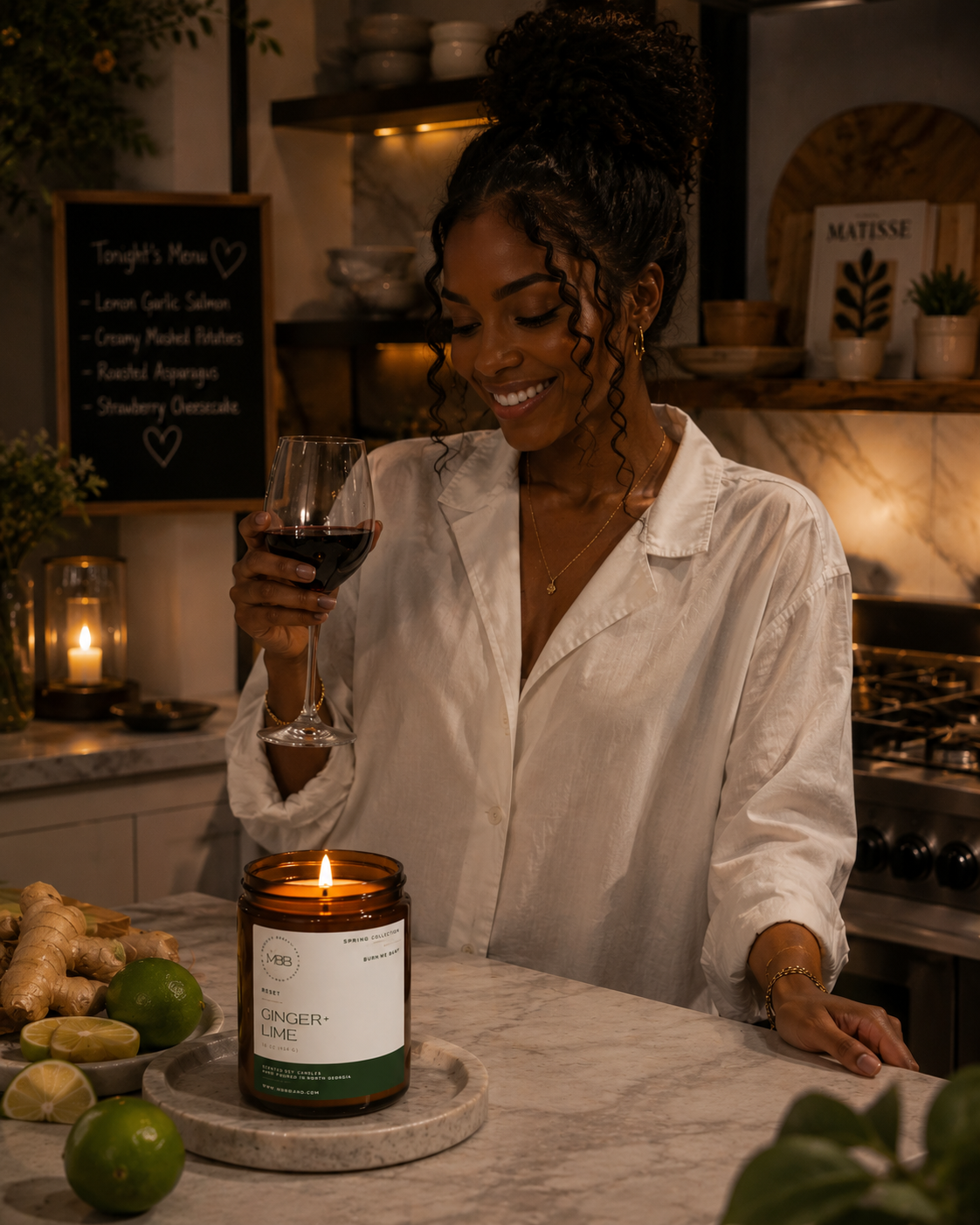 reset candle | start your day & mental clarity | daily routine cue