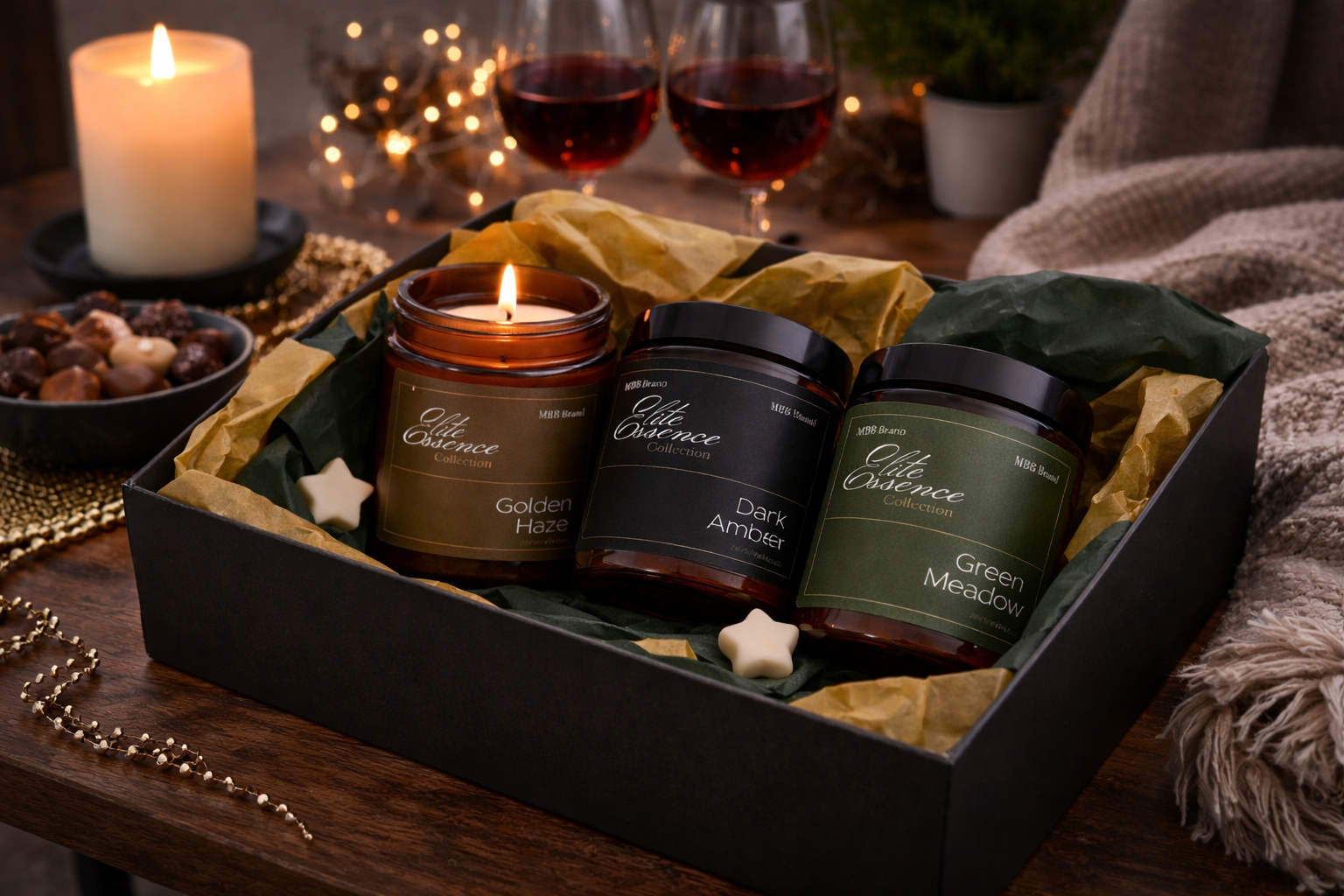 Elite Essence 3-Piece Candle Set